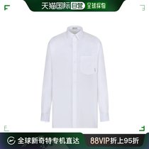 香港直邮潮奢 DIOR 迪奥 男士 交错 CD长袖衬衫 243C551D1581