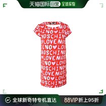 香港直邮Moschino莫斯奇诺女士连衣裙百搭红色W5A0000-1962-0019