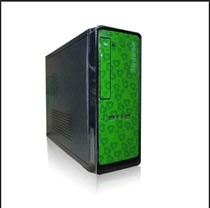 佑泽绿蜻蜓210迷你小机箱 电脑台式小机箱 大板大电源大显卡机箱