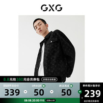 GXG男装商场同款黑色夹克 22年春季新品 春日公园系列