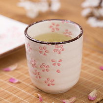 居家家 日式陶瓷功夫茶具喝茶杯单个 家用瓷杯子主人杯水杯泡茶杯