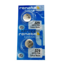 renata雷纳塔329手表电子氧化银1.55V纽扣电池瑞士SR731SW斯沃琪