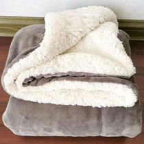 毛毯盖腿小毛毯午睡毯办公室冬季午休毯躺椅盖毯沙发毯加厚绒被子