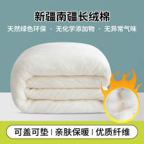 新疆棉花被棉被芯棉絮床垫全棉被子加厚被褥冬被保暖双人纯手工