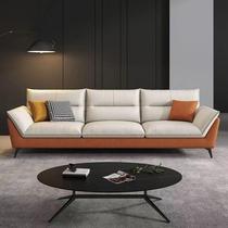 三防科技布沙发北欧现代简约客厅直排三人布艺乳胶网红沙发