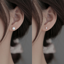 【巷南】925纯银天然珍珠耳钉2022年新款女小众气质耳环耳饰夏季