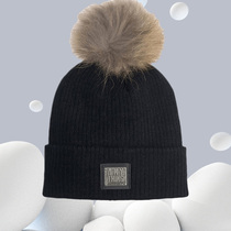 李宁针织帽男女帽冬季加厚保暖棉帽简约时尚休闲运动帽AMZP016