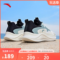 安踏跑步鞋男2024夏季新款漫步软底慢跑鞋网面透气轻质运动鞋