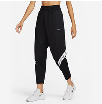 Nike/耐克24新款女士高腰加绒针织运动九分裤FB5441-010