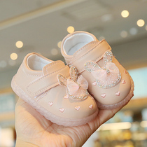 2023春秋婴儿小皮鞋软底小兔款宝宝学步鞋女公主鞋0-2岁婴儿鞋子