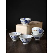 日本制原装进口波佐见烧耐热陶瓷家用米饭碗套装日式和风餐具礼盒