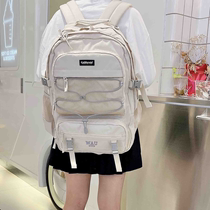韩国whoau 3.0双肩后背包大容量男女学生书包旅行包多功能电脑包