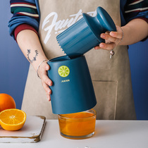 手动水果榨汁机多功能挤压神器手压橙汁机榨果汁榨汁杯柠檬榨汁器