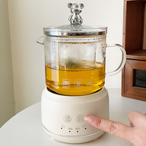 轻奢电陶炉养生壶套装家用小型煮茶壶养生电炖杯全玻璃电热烧水壶