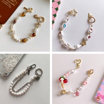 琉璃珍珠手链手提pocket2链条适用华为折叠手机壳通用女气质礼物