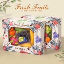 透明开窗水果包装盒6-8斤装礼品盒火龙果芒果通用水果礼盒空盒子