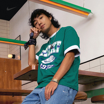 Nike耐克官方男子篮球T恤秋新款美式复古宽松纯棉休闲运动FQ7003