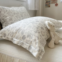 新款纯棉枕套一只装枕头套单个全棉家用学生宿舍单人40X60cm50X80