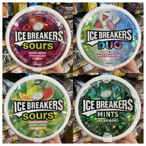 香港代购 ICE BREAKERS无糖薄荷糖原味/杂莓/西瓜/杂果味 口香糖