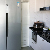 25宽厨房夹缝收纳柜开门抽屉式冰箱缝隙窄柜35床头储物整理柜塑料