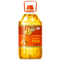 福临门浓香花生油4L 压榨一级 家用烹饪炒菜食用油当季大花生油