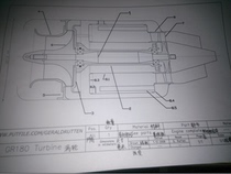 18公斤推力涡喷 微型涡轮喷气发动机图纸中文版2D3D图纸 CNC图纸