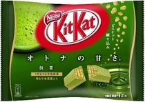 日本 本土Nestle/雀巢 kitkat 宇治抹茶绿茶味12枚奇巧