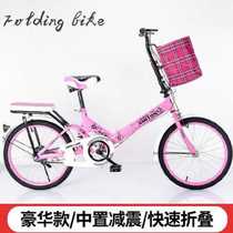 新品新单K车自行车大人青年男生学生折叠儿童旅行代步车迷你小品