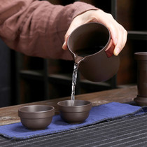 便携茶具紫砂旅游小套快客杯单人个人杯随手泡茶壶六杯茶水分离杯