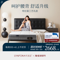 Lynpon林芃梦享家乳胶床垫软垫家用席梦思弹簧床垫卧室硅胶橡胶凡