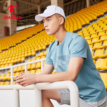 中国乔丹运动短袖男2024夏季透气吸汗速干训练T恤衫EHS23231707