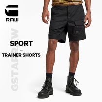 G-STAR RAW2023年运动抽绳耐穿男士休闲工装夏季短裤D21039