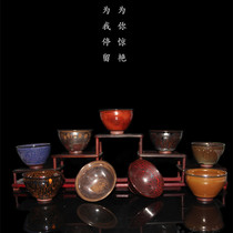 紫砂陶瓷客厅功夫茶杯纯手工制作主人杯品茗杯茶具套装