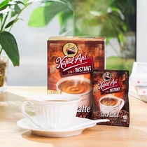 印尼进口火船拿铁咖啡 三合一速溶白咖啡 冲调饮品食品 200g