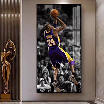 NBA科比壁画玄关过道卧室装饰画篮球明星纪念海报背景墙挂画