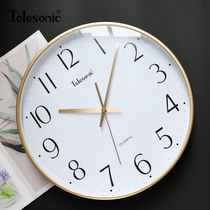 天王星时钟北欧挂钟客厅创意家用时尚现代简约静音石英钟轻奢钟表