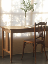 物木所 | 书桌 缅甸柚木 茶桌 榫卯结构