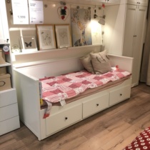 北京宜家IKEA 汉尼斯 坐卧两用沙发床带3抽屉 环保板材E1 80*200