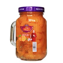 水果罐头桔子 水果骑士水果王子568克玻璃瓶装大瓶 黄桃什锦梨球