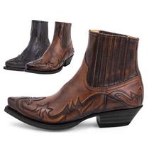 男女尖头高跟西部牛仔靴 Western Cowboy Boots Men Women Shoes