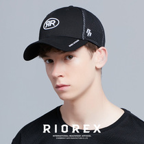 Riorex帽子男夏季遮阳运动网眼帽镂空鸭舌帽棒球帽网球帽户外女帽