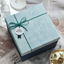 礼品盒正方形大号空盒礼盒包装盒创意高级感手提盒男生生日礼物盒
