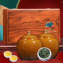 宾之香特级铁观音安溪新茶浓香型兰花茶叶乌龙茶高档陶瓷罐礼盒装
