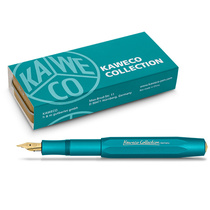 德国进口kaweco 收藏家新款高端铝合金口袋短钢笔复古秘境蓝墨水