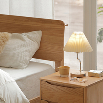 现代简约全实木小床头柜橡木床边小柜子北欧卧室简易储物柜边柜子