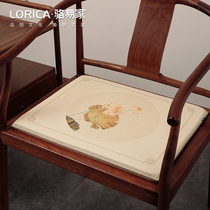 骆易家新中式禅意防滑茶椅坐垫太师椅圈椅座垫红木沙发椅垫凳子垫