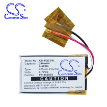 CameronSino适用Bose QuietComfort 20QC20蓝牙耳机电池PR-452035