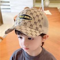 韩系儿童帽子夏季薄款棒球帽新款中大童鸭舌帽男童3-10岁小孩遮阳