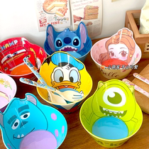 迪士尼儿童餐具3D造型碗饭碗汤碗食品级卡通碗水果辅食防摔耐高温