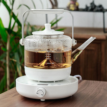 北欧欧慕蒸茶壶全自动烧水壶耐热玻璃养生壶家用蒸茶壶蒸汽煮茶器